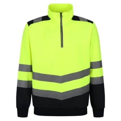 Image of Regatta Professional Men&#039;s 2 tone Quarter Zip Top, Protective, Durable &amp; Moisture Resistant Perfect for Workwear Casual Wear Yellow