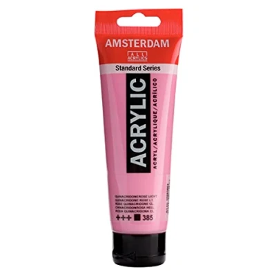 Image of Amsterdam Standard Series Acrylic Tube 120 ml Quinacridone Rose Light 385 (17093852)
