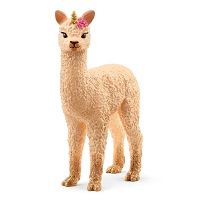 Image of SCHLEICH 70761 Lama Unicorn Foal bayala Toy Figurine for children aged 5 12 Years, White