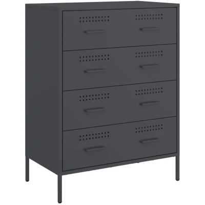 Image of vidaXL Sideboard Anthracite 68x39x89 cm Steel