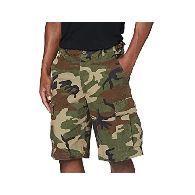 Image of Mil Tec Men&#039;s Woland Bermuda Shorts, Woodland, S UK