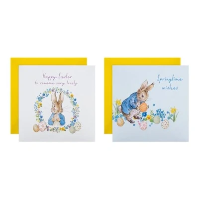 Image of Hallmark Charity Easter Cards Pack of 10 Peter Rabbit Designs