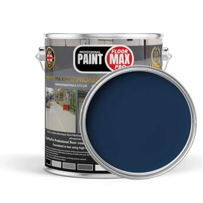 Image of PaintMax Industrial PU150 Polyurethane Concrete Floor Paint Coating (Sapphire Blue, 10 Litre)