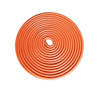 Image of Tuokay 32.8ft 10m Car Door Protectors without Stick, Rubber Covered U Shaped Spring Steel Edge Protection Strip, Trim Strip (Orange)