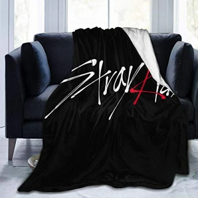 Image of YINGD Soft And Warm Blanket Stray Kids Ultra Micro Fleece for Bed Car Camp Couch Fur Plush Throw Blankets Suitable 200CM X 150CM