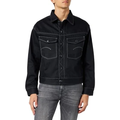 Image of G STAR RAW Men&#039;s Dakota Selvedge Jacket Jackets, Blue (raw denim D23593 D181 001), M