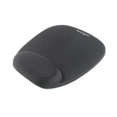 Image of Kensington Ergonomic Comfort Foam Mouse Mat with Wrist Support Compatible Laser and Optical Mice 32 x 252 210 mm Black (62384)