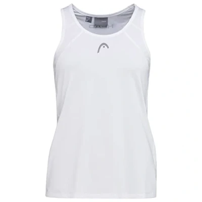Image of HEAD Women&#039;s Club 22 Tank Top, Tennis Shirt, White/Dark Blue, Extra Large