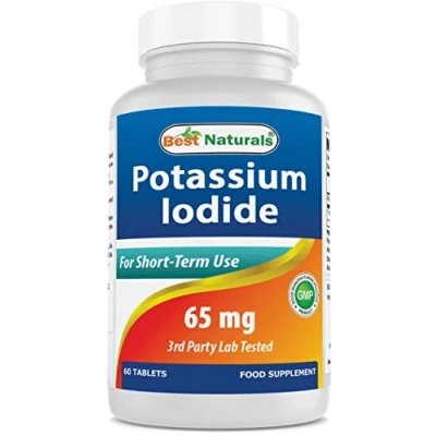 Image of Best Naturals Potassium Iodide 65 mg Dietary Supplement, 60 Tablets