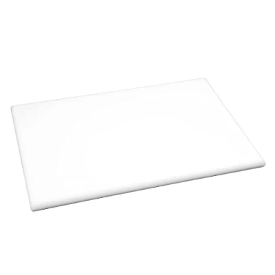 Image of Hygiplas Extra Thick High Density White Chopping Board for Bakery 45x30cm