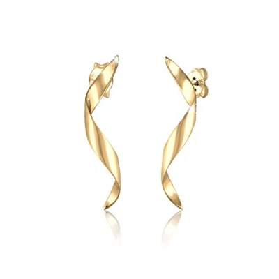 Image of Elli Women&#039;s Gold Stud Earrings 301283018