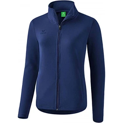 Image of Erima Women Basic Sweat Jacket, New Navy, 6 (Manufacturer Size: 34)
