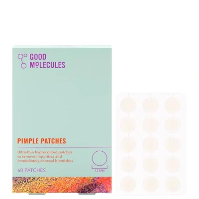 Image of Good Molecules Pimple Patches (60 Patches) Ultra Thin Hydrocolloid To Conceal Whiteheads, Blackheads And Blemishes, Target Ance Impurities Skin Care For Face With Cellulose Pectin