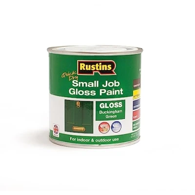 Image of RUSTINS Small Job Gloss Paint Buckingham Green 250ml
