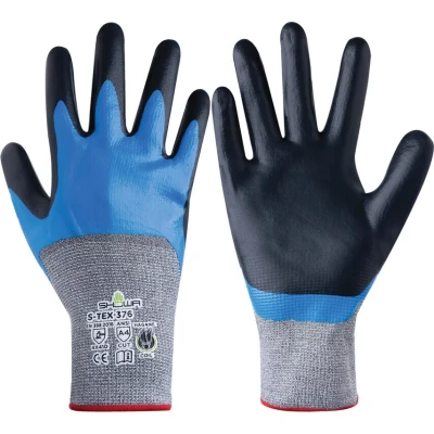 Image of Showa S TEX 376 Nitrile Foam Grip Glove Size 6/S