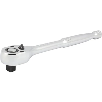 Image of NEIKO 03103A 1/2 Inch Ratchet Wrench, 72 Tooth Reversible Ratchet, Quick Release Drive 10 Oval Head Socket CR V Steel Rachet Wrench