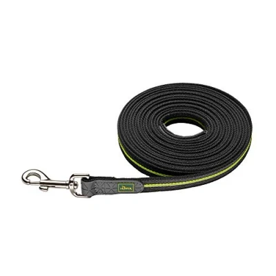 Image of HUNTER Tracking leash Visby Super Grip 20/500 yellow, reflective, floatable