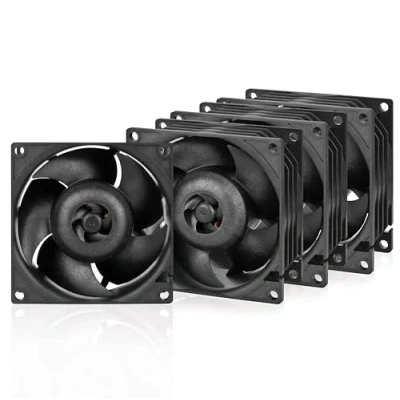 Image of ARCTIC S8038 7K (4 Pieces) Server Fan, 80x80x38 mm, 500 7000 rpm, PWM regulated, 4 pin connector, 12 V DC Black