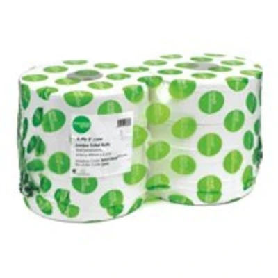 Image of Maxima ValueX Jumbo Toilet Roll 2 Ply 410m White (Pack 6)