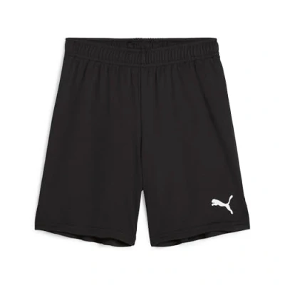 Image of puma Unisex Teamgoal Jr Knitted Shorts, Black White, 164 EU