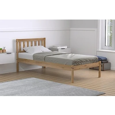 Image of Birlea Pine Single Bed Frame 3FT Bedstead Lisbon Rustic Corona Solid
