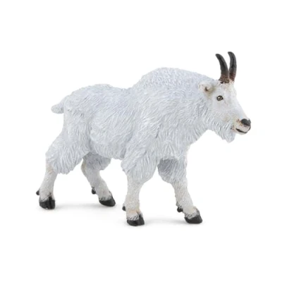 Image of PAPO Hand Painted Figurine Canadian Goat Mountain Animals Collectible for Children Boys and Girls Ages 3 Up