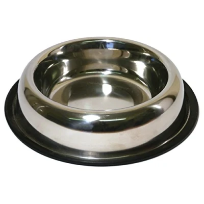 Image of Rosewood Stainless Steel Non Slip Spaniel Bowl, 1 Litre