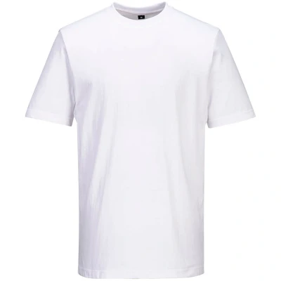 Image of Portwest Chef Cotton Mesh Air T Shirt White Small