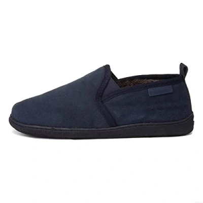 Image of Hush Puppies Men&#039;s Arnold Low Top Slippers, Blue Navy Navy, 7 UK