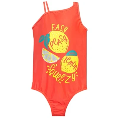 Image of Harry Bear Girls Swimsuit Lemon Orange 12 13 Years