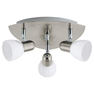 Image of Eglo 90986 Ceiling Spotlight Metal E14 White
