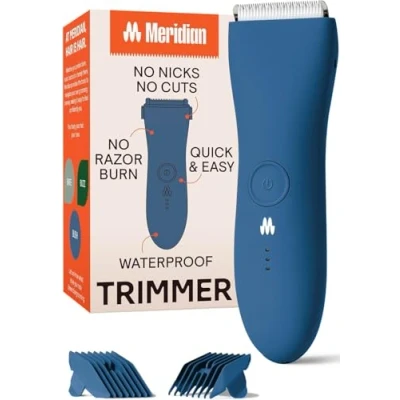 Image of Meridian Body Hair Trimmer for Men and Women Beard Pubic Bikini Ocean