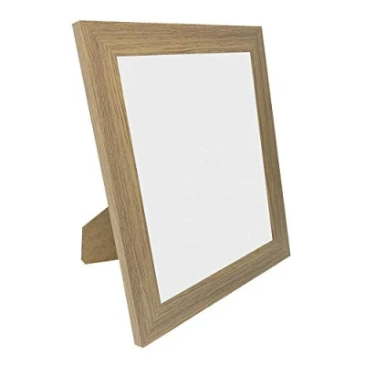 Image of FRAMES BY POST Metro Oak Picture Photo Frame Plastic Glass 12 x 10 inch