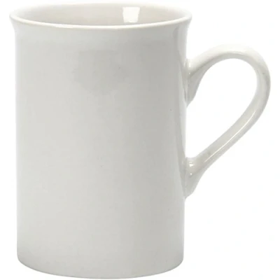 Image of Mug, H: 10 cm, D: 6,9 7,4 white, 1pc