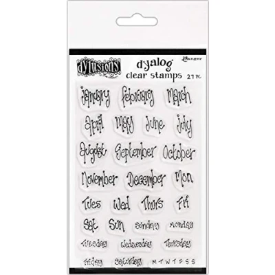 Image of Dyan Reaveley&#039;s Dylusions Clear Stamps 4&quot;X8&quot; Blind Date