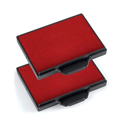 Image of Trodat Replacement Ink Pads 6/58 Pack Of 2 Red For The Professional 5208, 5480 and Former Models 4208, 4480 4258