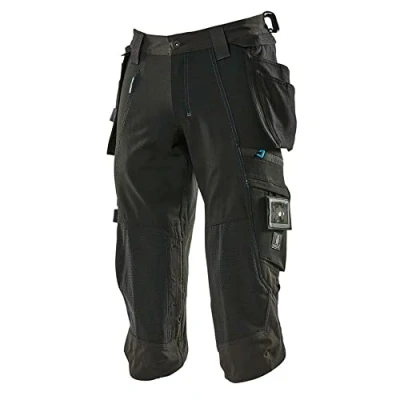 Image of Mascot 17049 311 09 C46 Stretch Short Trousers with Pockets, Black,