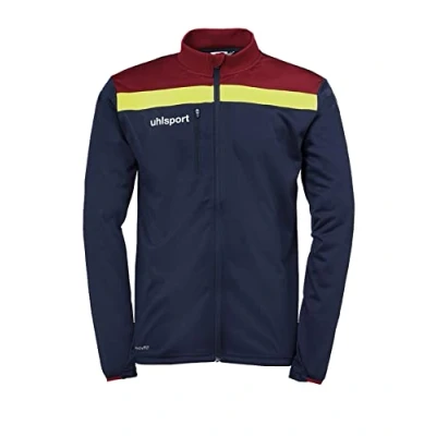 Image of Uhlsport Offense 23 Jacket Men&#039;s Navy/Bordeaux/Fluo Yellow, XXX Large