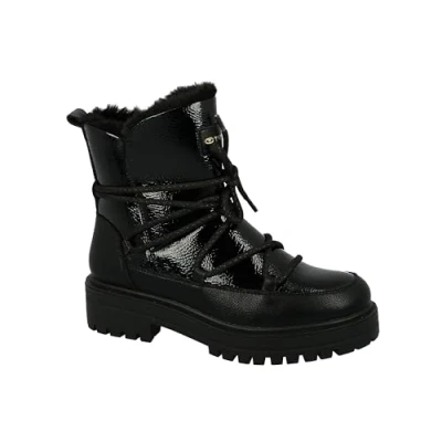 Image of TOM TAILOR Women&#039;s 4294807 Ankle Boot, Black, 4.5 UK