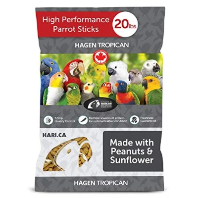 Image of Hari Tropican Parrot High Performance Sticks, 9.07 kg