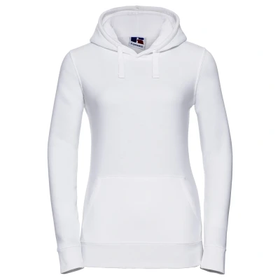 Image of Russell Athletic Womens/Ladies Authentic Hoodie (White) Size 16 UK