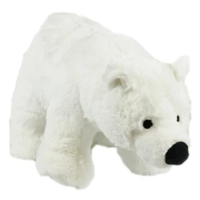Image of Animal Instincts Snow Mates Perdita Polar Bear, Squeaky Soft Plush Chew Companion Dog Toy Small
