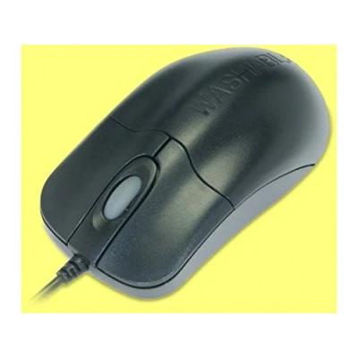 Image of Seal Shield Silver Storm Medical Grade Waterproof Antimicrobial Scroll Mouse Black