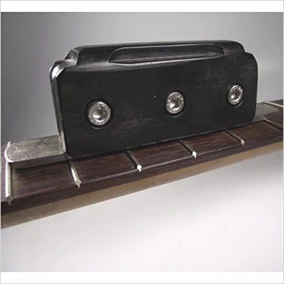 Image of Chris Alsop Guitar Fret Leveling Tool with Diamond File &amp; Black Handle. Allen Key and Cleaner included. Leveller, Levelling