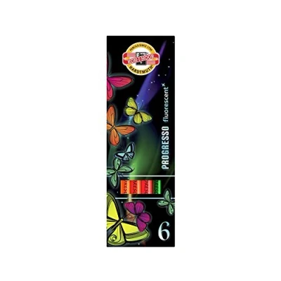 Image of Koh I Noor 8741006001PZ Fluorescent Woodless Coloured Pencils Set