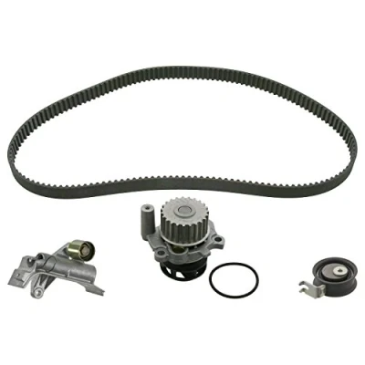 Image of 06B109119A, 06B109119AS7, 6B109119AS7 water pump + Timing Belt Kit FEBI BILSTEIN 45122 with 150 VOLKSWAGEN: Golf 4, Bora Saloon