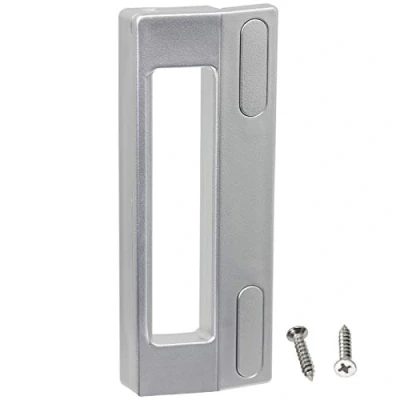Image of Spares2go Door Handle for Whirlpool Fridge Freezers (190mm, Grey/Silver)