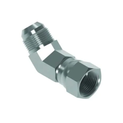 Image of 7/16 JIC x M/F 45 Forged Elbow