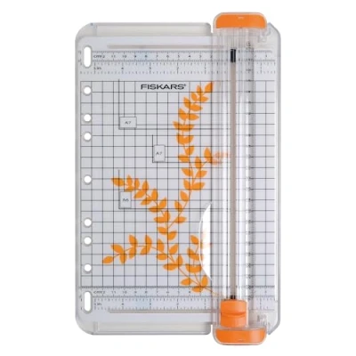 Image of Fiskars Portable paper cutter, A5, with cutting line guide, SureCut, 1004637