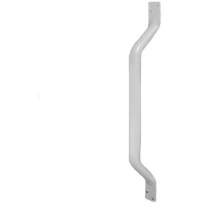Image of 1000 Series Flat Ended Mild Steel Grab Rail 305mm Length White AKW